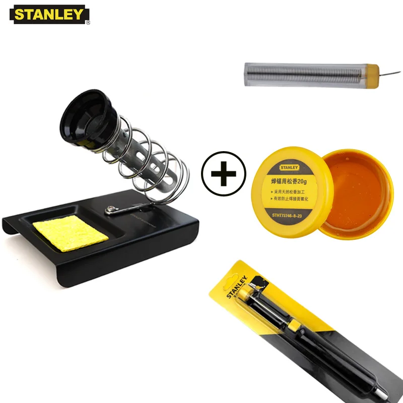 

Stanley useful soldering iron stand kit solder iron holder support station set portable for IC SMD PCB electrical working