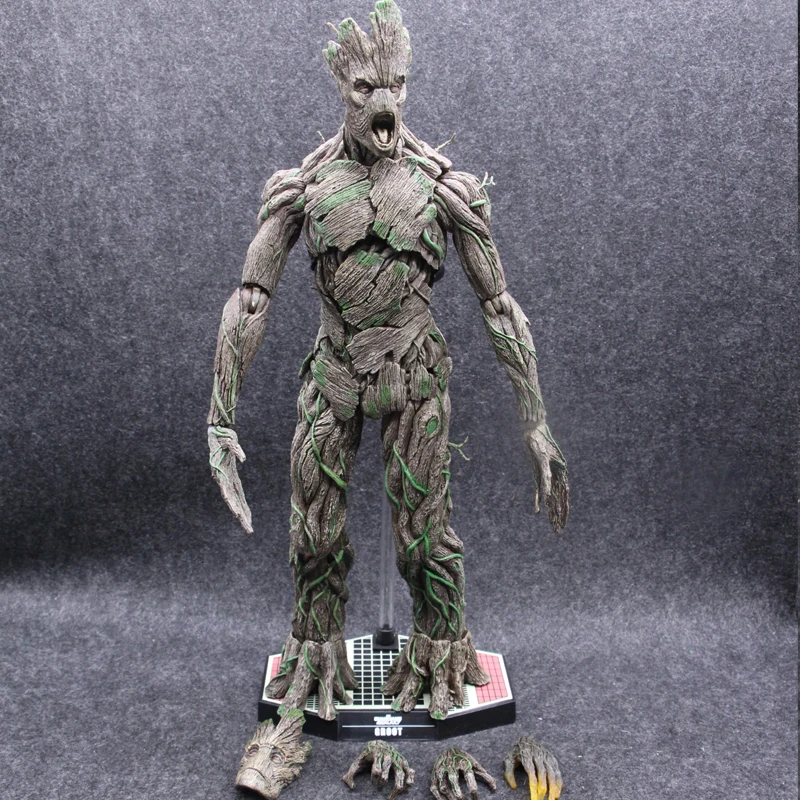 Guardiões da Galáxia Figura de Ação Brinquedos Quentes Marvel Homem Árvore Vingadores 40cm Grande Tamanho Bjd 6 Figuras de ação