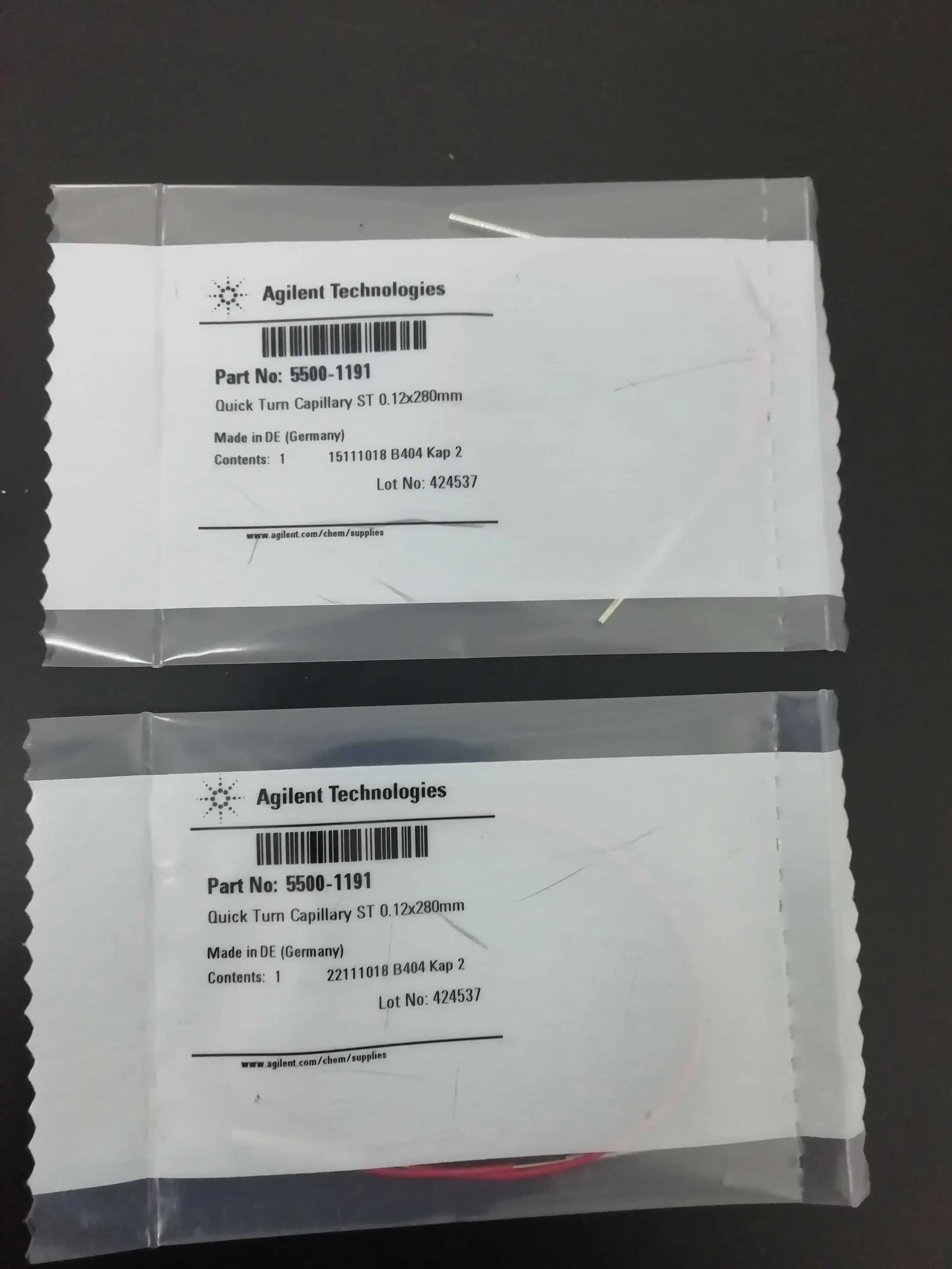 para Agilent Pipeline Conectar a Coluna para o Detector Milímetros 5500-1191. 280