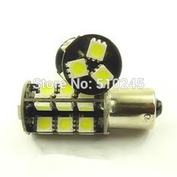 

30x 1156 27 SMD 5050smd 27 leds Amber Yellow CANBUS OBC Error Free nice color Tail LED Light Bulb Lamp free shipping