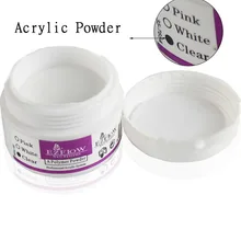 1 Bottle Crystal Acrylic Powder Nail Polymer Nail Art Tips Builder Clear Acrylic Color Powder