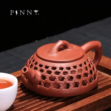 PINNY 150 мл фиолетовая глина yixing полые "Shi Piao" чайник Da Hong Pao Zi Sha Mud Китайский кунг-фу чайный сервиз Ретро посуда для напитков