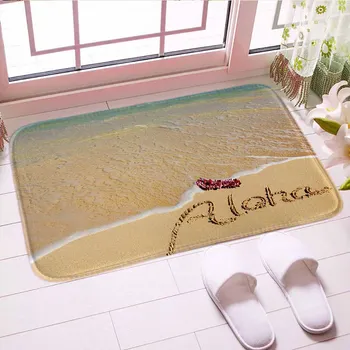 

Sea Beach Doormat Digital Print Traditianal Floor Kitchen Mat Carpet Soft Bathroom Indor Mats Good Gift For Home Decor
