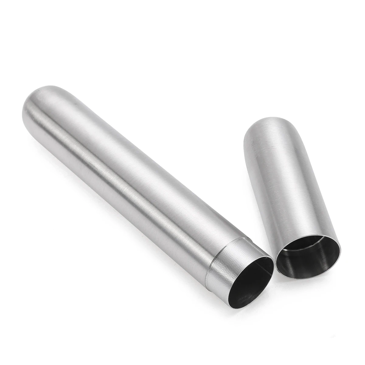 

Stainless Steel Cigar Tube Storage Case Portable Tobacco Cigarettes Holder For Smoking Cigar Accessories 17x2cm MAYITR