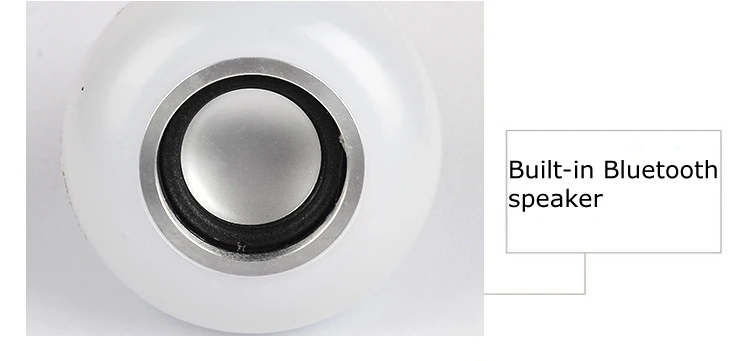 Intelligent colorful Bluetooth music bubble mobile phone wireless control led subwoofer speaker remote control WiFi bulb (10)