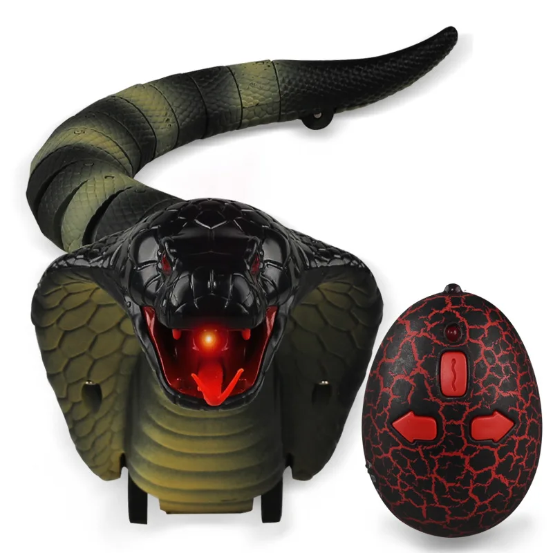 Реалистичные Змея Игрушка Гаджет шутки реалистичные RC Snake King Cobra ная удаленного