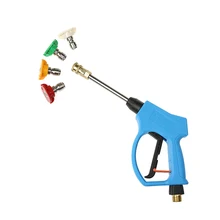 Высокого давления автомойка сопло распылителя с M14x1.5mm Соединительная насадка Форсунка инжектора Замена пистолет для распыления воды