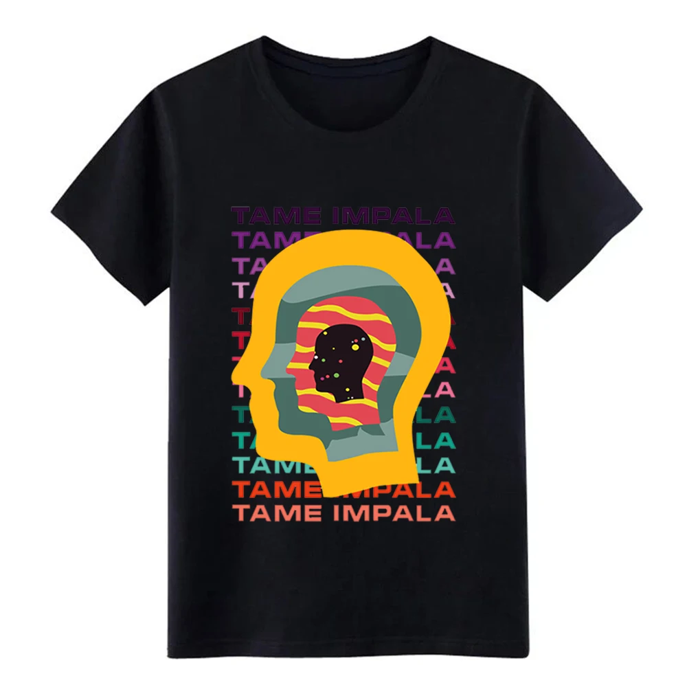 

Men's Tame Impala t shirt Design 100% cotton Crew Neck gents Gift Authentic Spring Standard shirt