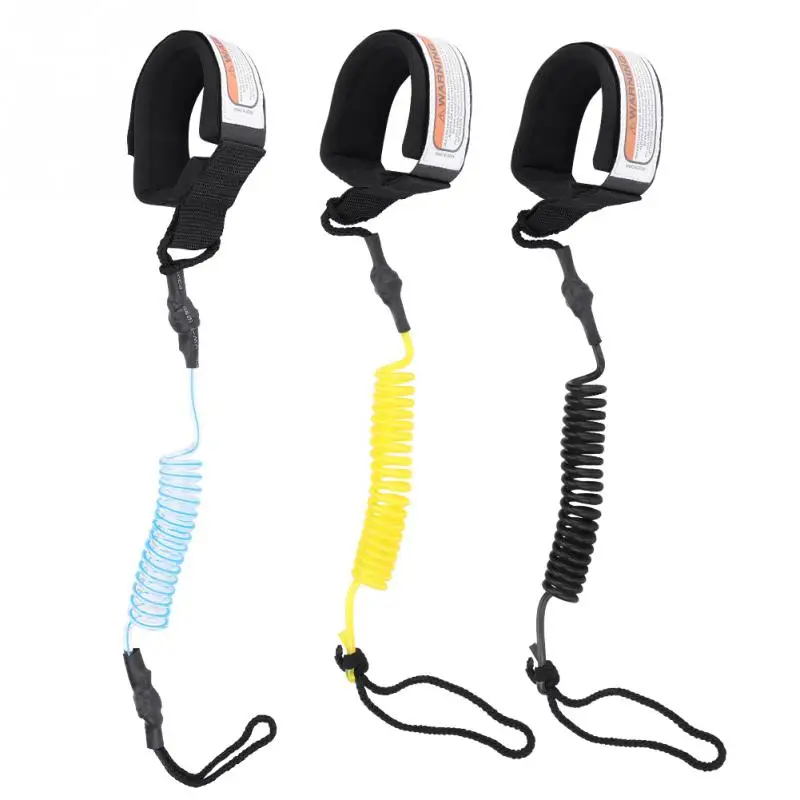 

Stand Up Paddle Board 5mm Coiled Spring Leg Foot Rope Surfing Leash for Surfboard