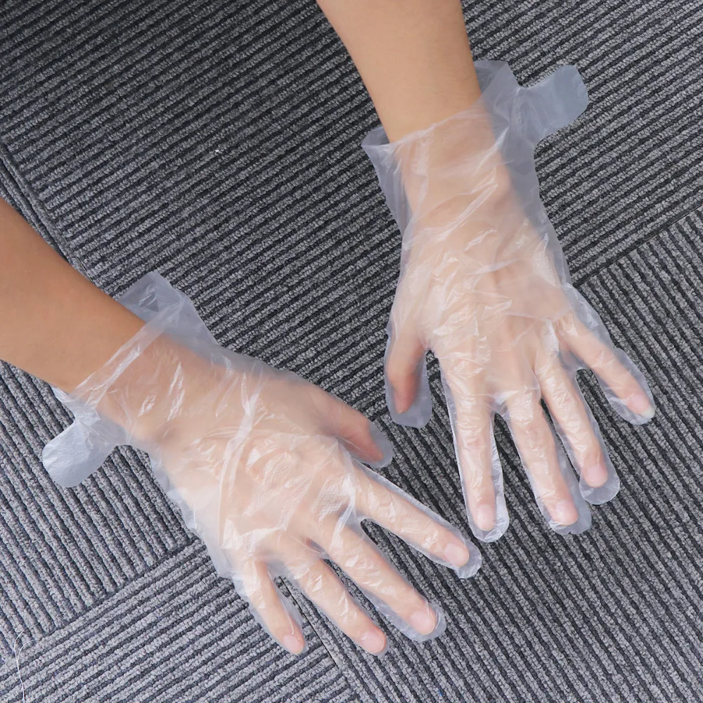 200 шт одноразовые пластиковые одноразовые перчатки с длинным цилиндром для ног для дома спа педикюр павильон