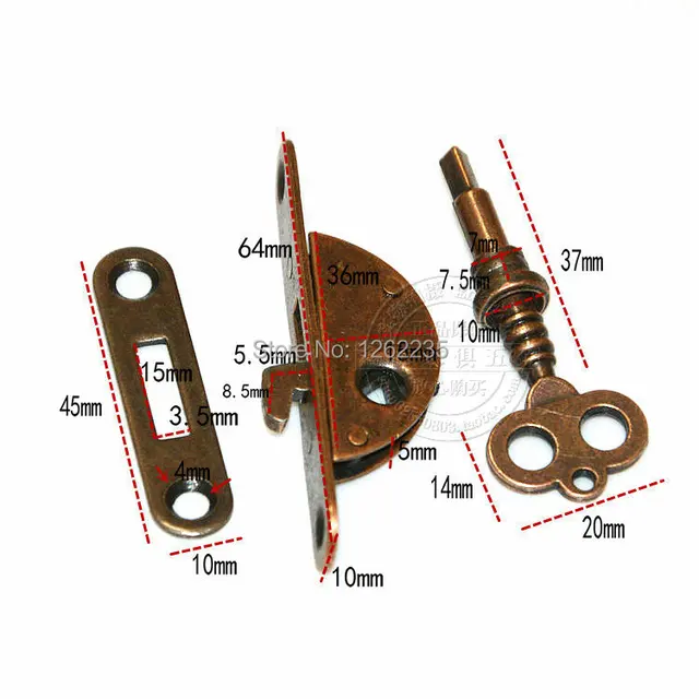 Lowest Whole Network Antique Furniture Locks Drawer Honggu Tongsuo Lowest whole network Antique furniture locks Drawer Honggu Tongsuo Bronze cabinet locks Counter lock Cabinet lock Wholesale - Lowest Whole Network Antique Furniture Locks Drawer Honggu Tongsuo