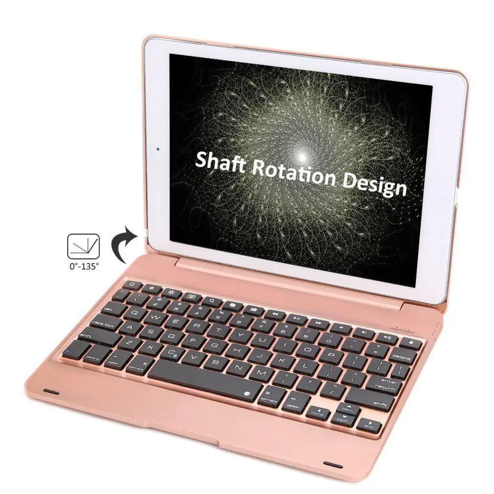

Ultra-slim Foldable Wireless Bluetooth Keyboard Smart Case Cover for iPad 9.7 inch 2018 2017 iPad Pro iPad Air 2