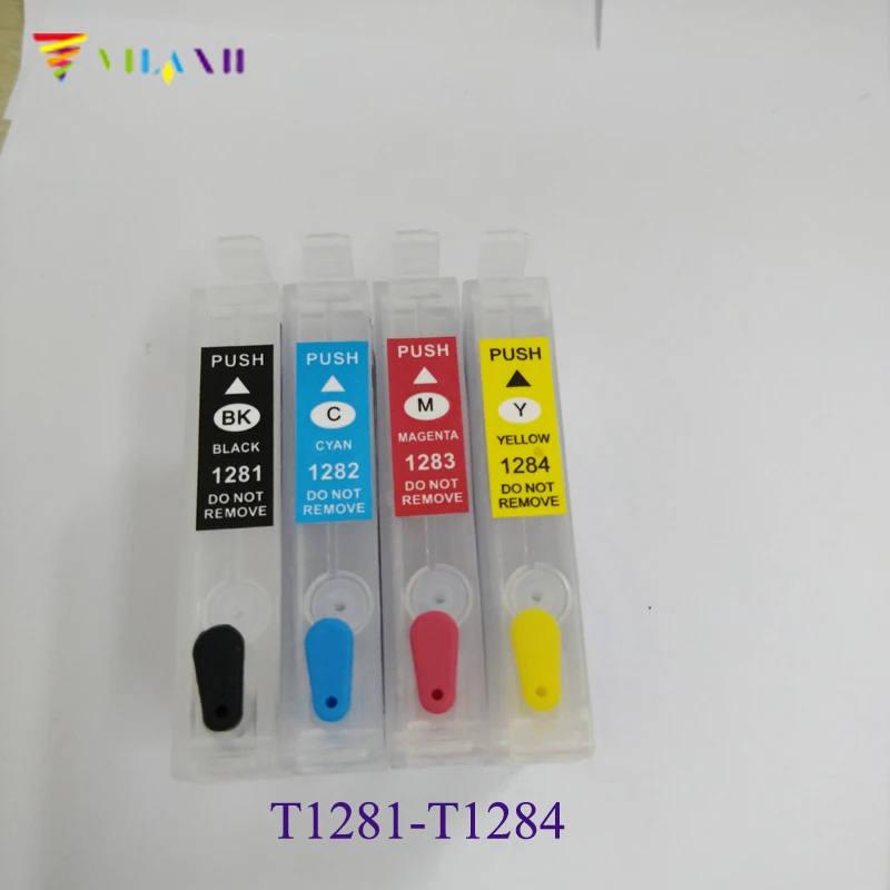 

Vilaxh T1281 Refillable Cartridge for Epson t1281 S22 SX125 SX130 SX235W SX420W SX440W SX430W SX425W SX435W SX438 SX445W Printer