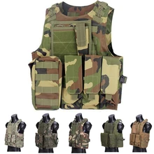 Открытый спортивный амфибия тактический жилет армейская Военная облегченная модульная система переноски снаряжения тела Броня Camoufalge охотничий защитный жилет