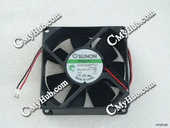 

Genuine For SUNON KDE2408PTV1 13.MS.A.GN DC 24V 1.7W 2Wire 2Pin 80x80x25mm Cooling Fan