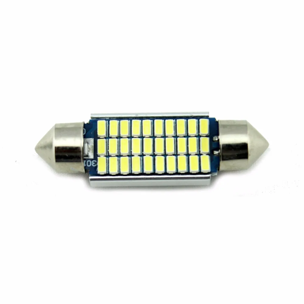 Яркий 1 шт. C5W светодиодный купол Festoon canbus 3014 18 SMD 27SMD 30SMD 33 интерьерные огни 31 мм 36 39 41