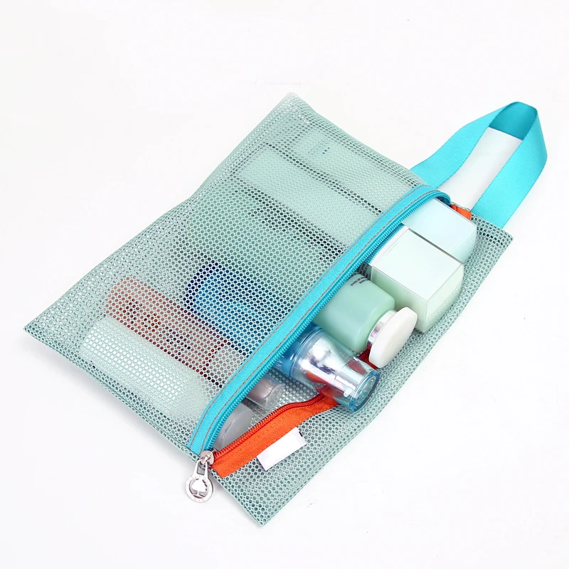 4 قطعة/المجموعة رشاقته السفر حقيبة التخزين المحمولة شبكة حقيبة حالة أدوات الزينة الملابس الداخلية شنقا حقيبة التخزين s منظم الحقيبة
