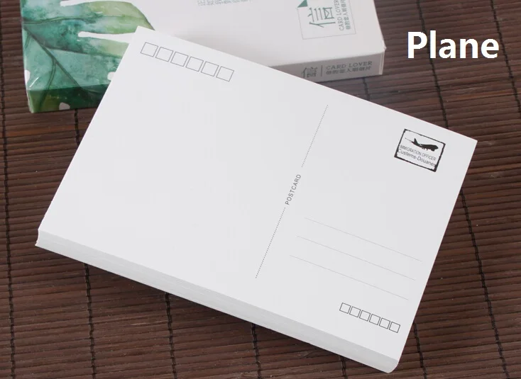 10 x Plain White Paper Cardstock Postcard Blank Postcards Matte Letter