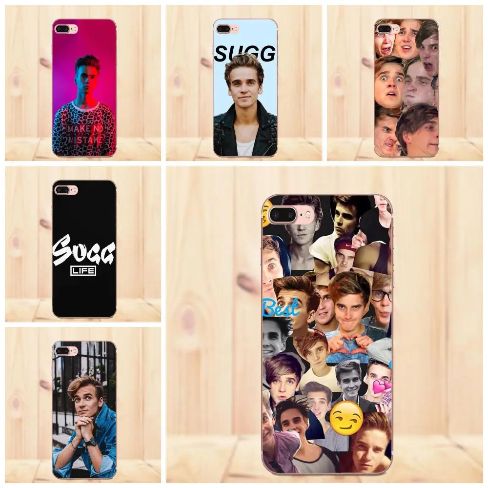 Maerknon Joe Sugg Soft 2017 новое поступление для Moto G G2 G3 HTC Desire 530 626 628 630 816 820 One A9 M7 M8 M9 M10 E9 Plus U11