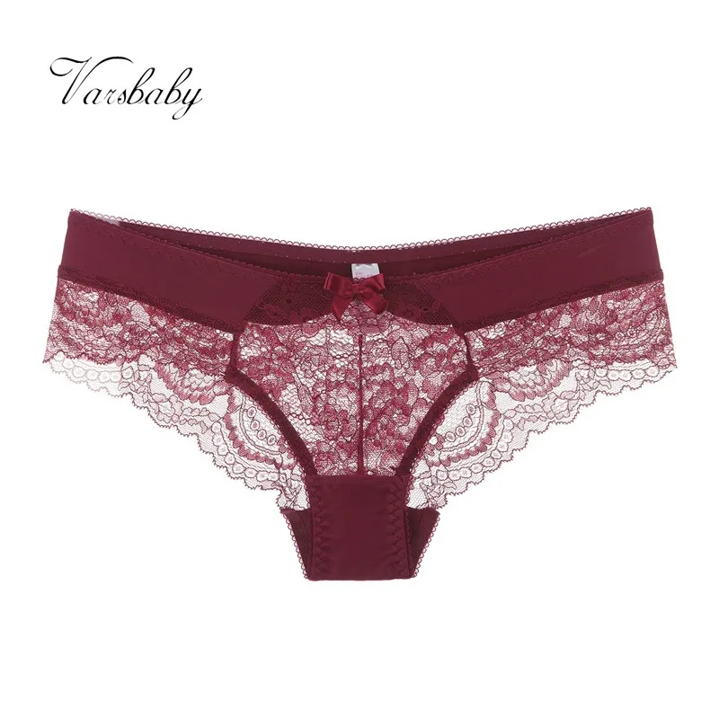 

Varsbaby women's sexy floral lace underwear low-rise beautiful panties
