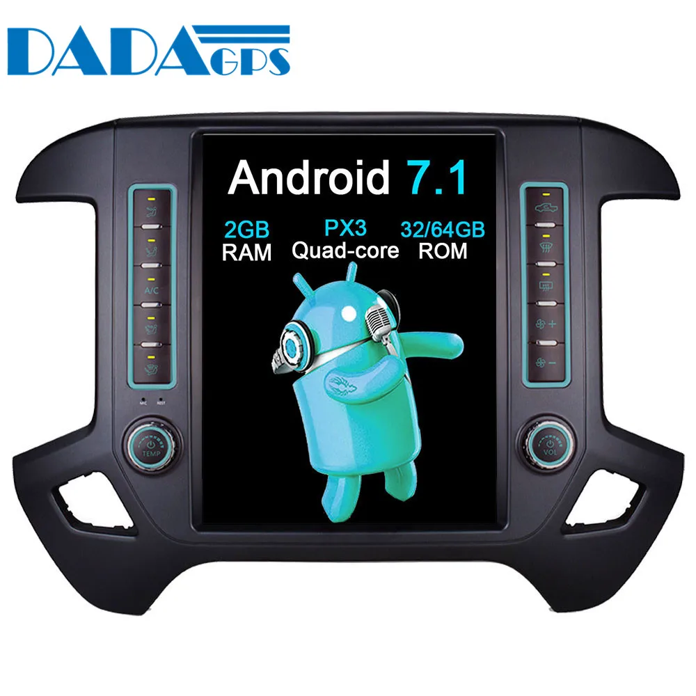 

Tesla style 12.1"Android 7.1 car multimedia radio player For Chevrolet Silverado and GMC Sierra 2014-2018 GPS Map Navigation