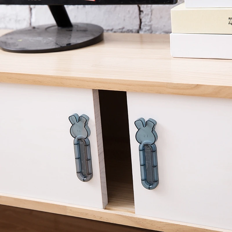 2Pcs Paste Stick-on Door Knob Handle Glass Window Easy Push Pull Aid Opening Tool Door Knob Cover Home Accessories