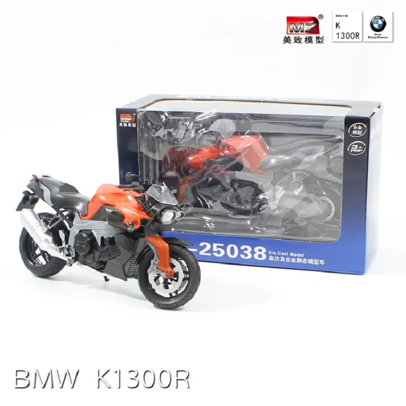 1:12 литая модель мотоцикла игрушки для Bmw K1300r Высокая симуляция литья под