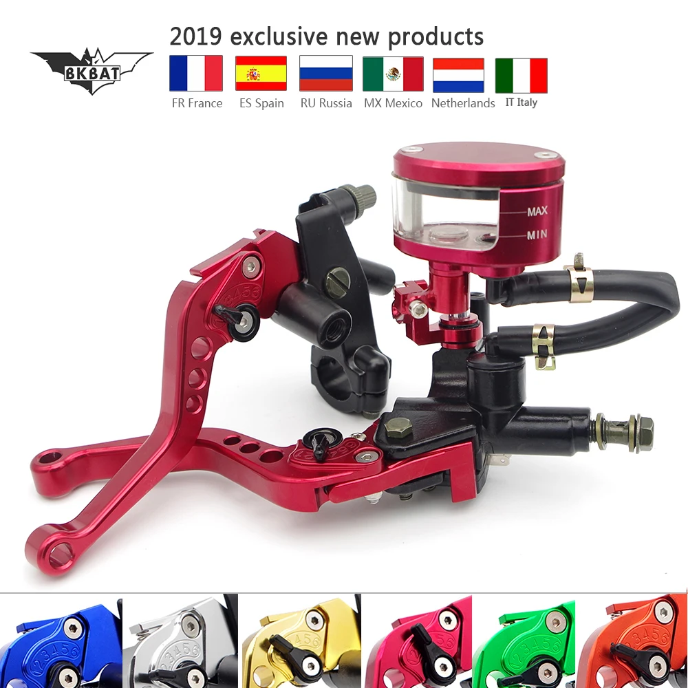 

BKBAT Motorcycle Accessories Pump Lever Left Brake Clutch Master Cylinder for 50cc 110cc 150cc Quad