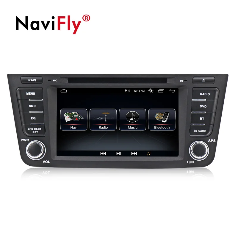 Top NaviFly Quad-core Android 8.1 system car radio audio player for Geely Emgrand GX7 EX7 X7 car gps with dvd plarer FM navi WIFI 2