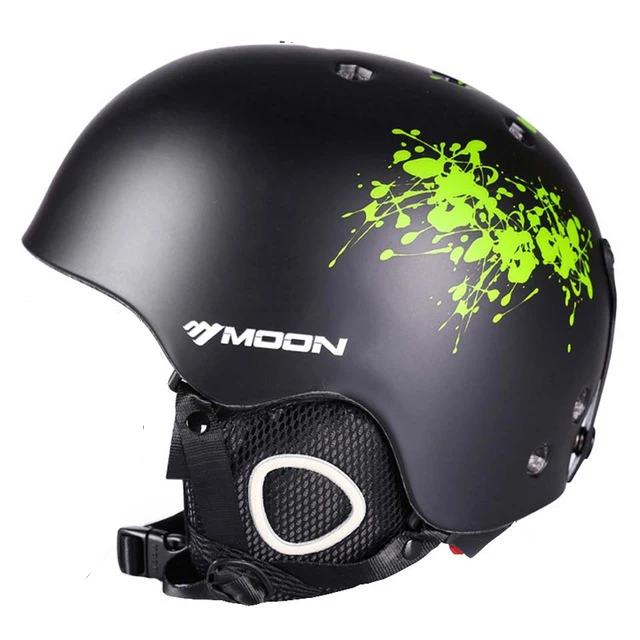 

Clearance for Promotion MOON Ski helmet Ultralight and Integrally-molded Breathable Snowboard helmet men women Skateboard helmet