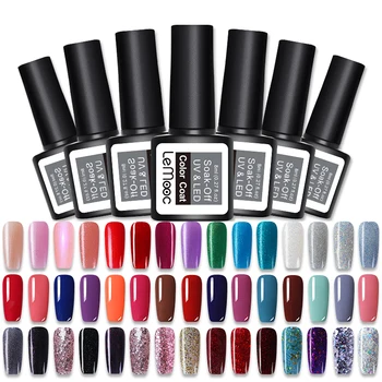 

LEMOOC Gel Varnish Gel varnish 8ML 229 Colors Long-Lasting Vernis Semi Permanent for Nail Art Soak-Off Gel Nail Polish
