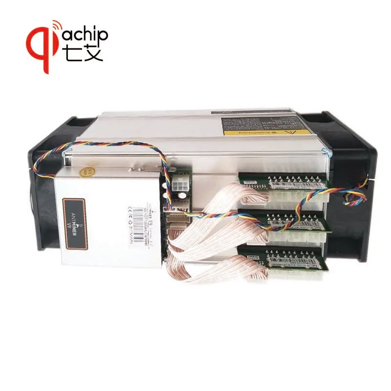 В наличии! AntMiner V9 4 штрих кода Биткойн Майнер Asic шахтер новые 16nm Btc биткоинов