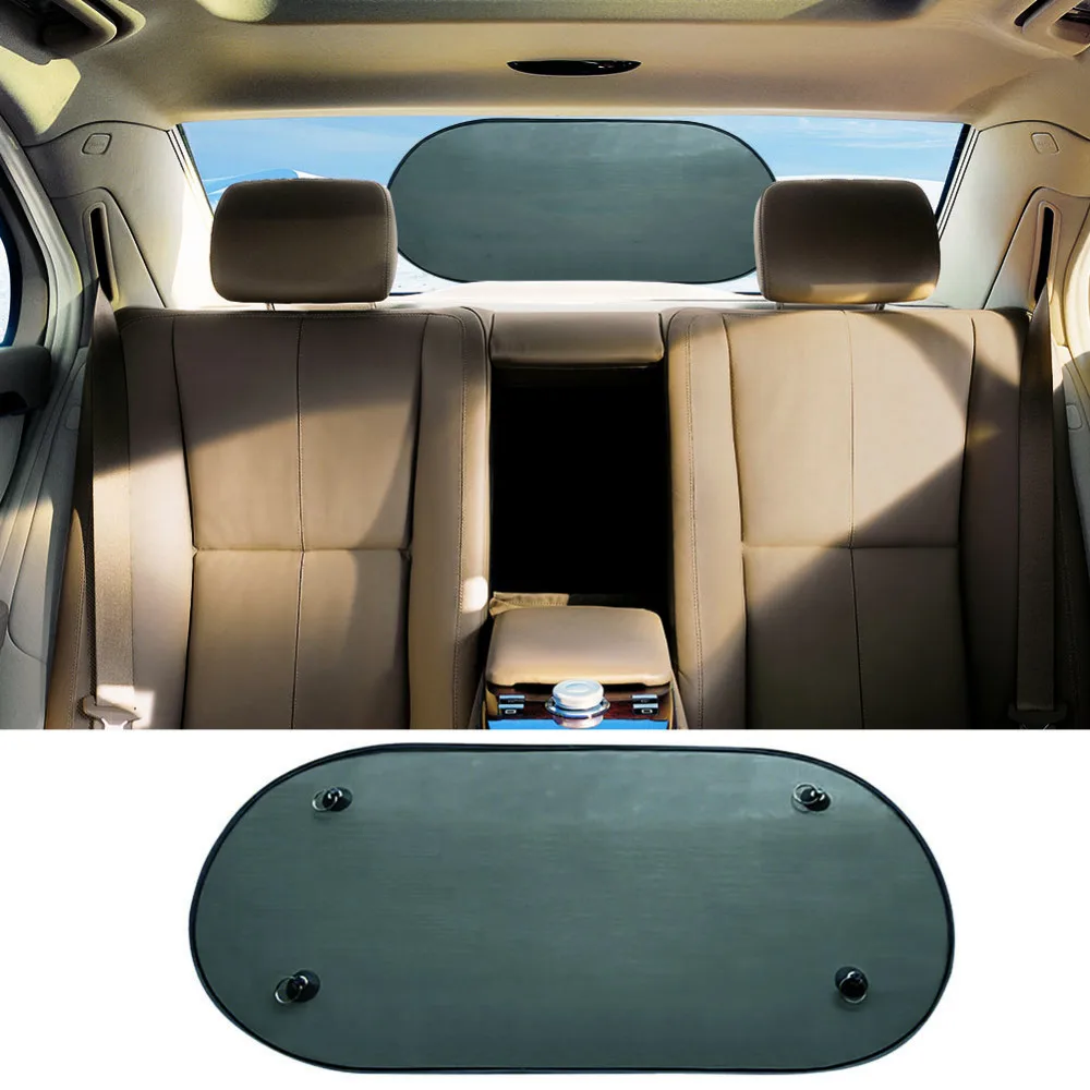 

Single Piece New Arrival Mesh Nylon Car Rear Window Sunshade With Powerful Suction Cup Sun Visor Screen Sunshade Auto Curtain