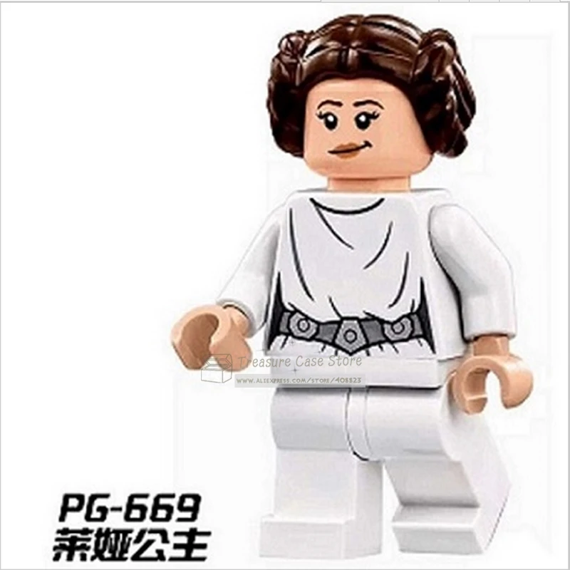 PG669 принцесса Leia фигурка Звездные войны строительные игрушки блоки | Игрушки и