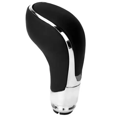 

Auto Transmission Gearstick Shifter Leather Automatic Gear Shift Knob Black Universal Fit for Opel Vectra Fit For BMW Ford