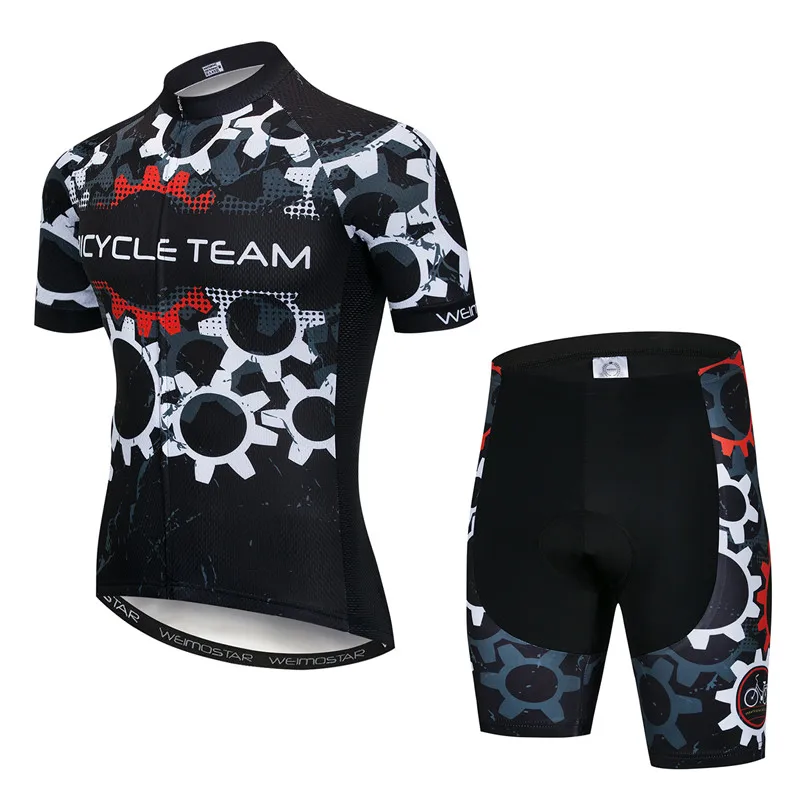 Weimostar одежда для велоспорта Pro Team Лето MTB велосипед Джерси Набор Даунхилл велосипедная Джерси Набор гоночный спортивный велосипед одежда - Цвет: Color 3
