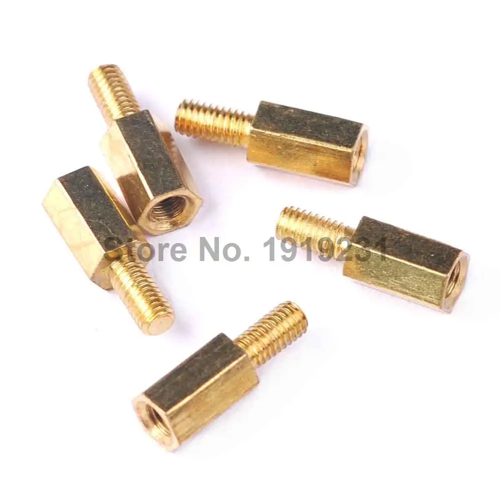 

10PCS/LOT 8+6 Copper Pillars Height M3 (Thread 6 mm)
