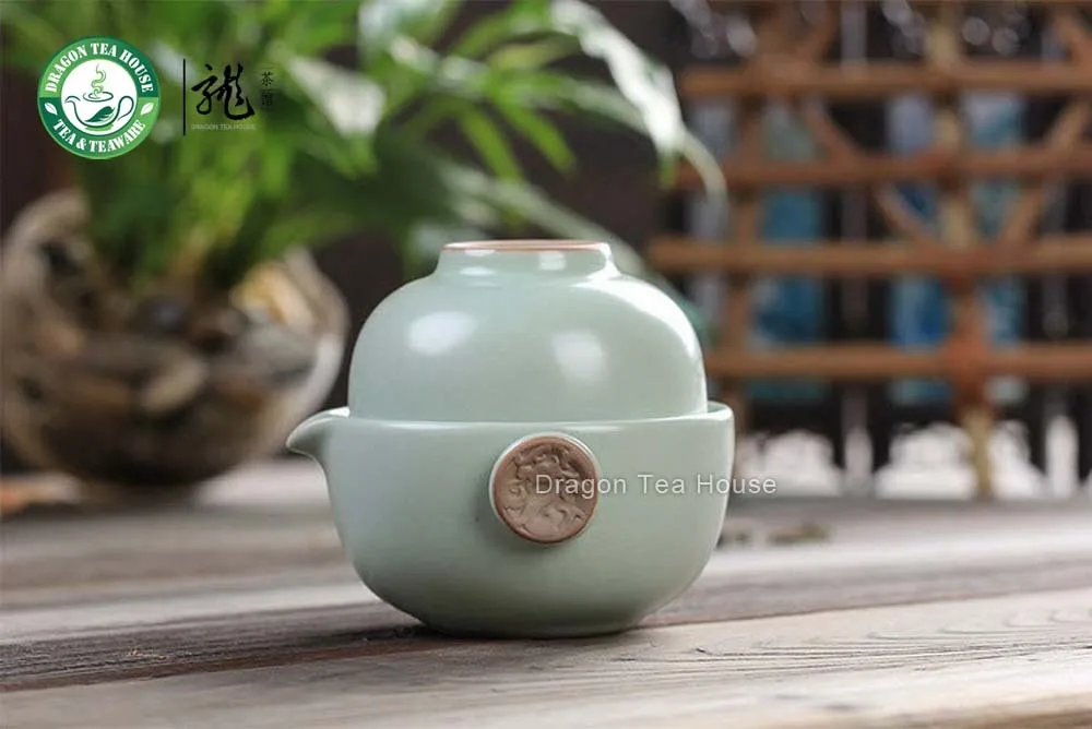 

Xiang Long * Ru Kiln Celadon Kung Fu Tea Cup & Teapot Set