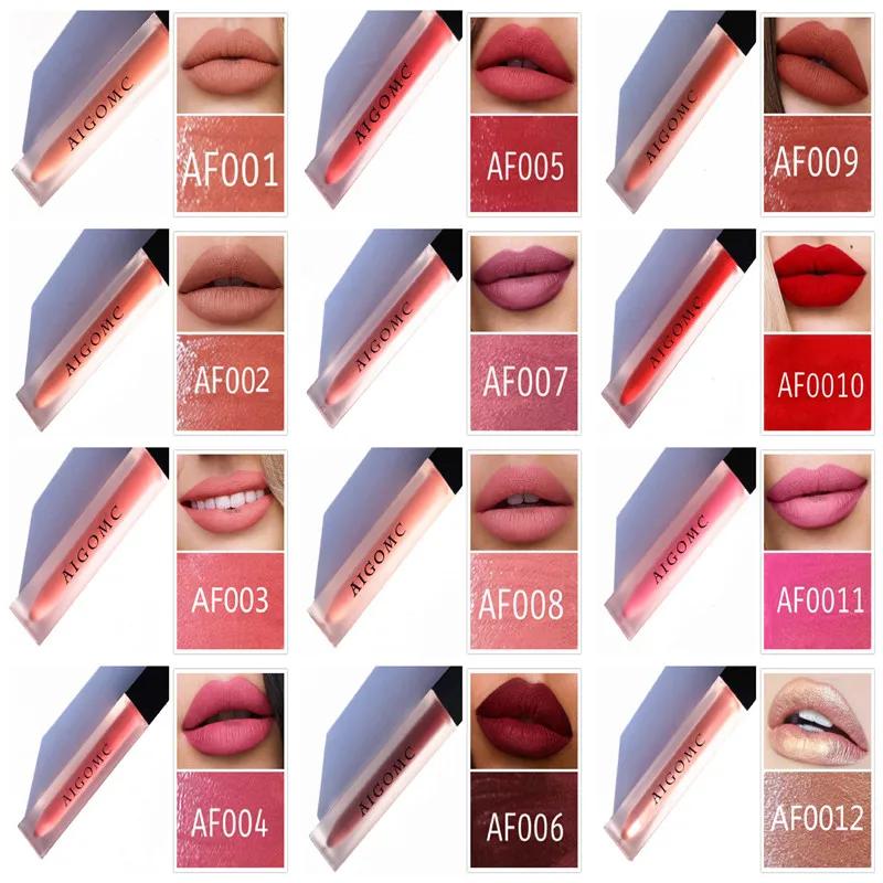 

Makeup Lipsticks 12 Color Matte Liquid Lipstick Waterproof Long Lasting Matte Lipstick Lip Gloss Beauty Cosmetics Lipstick
