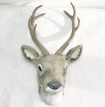 

free shipping christmas gift deer head decoration decorative deer head mounts