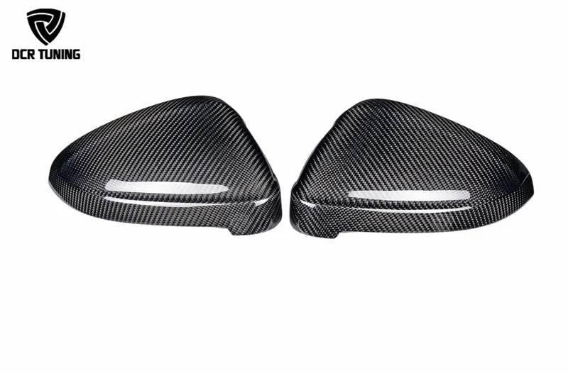 Estilo de Substituição para Audi Lateral de Fibra de Carbono a4 a5 a6 s5 s3 q3 b8 B8.5 b9 a4 s4 a5 s5 Rs5 2008 up Vista Traseira Espelho Tampas 18 Espelho e capas