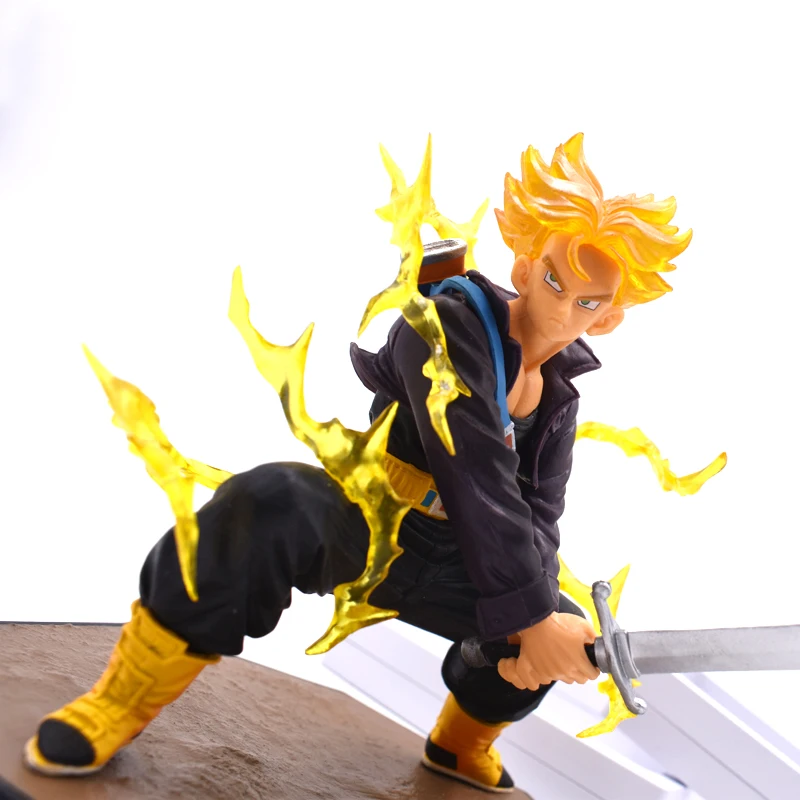 14cm Dragon Ball Z Super Saiyan Son Goku Trunks Action Figures PVP Movie&TV Anime Figure Toy Gift For Friends Free Shipping