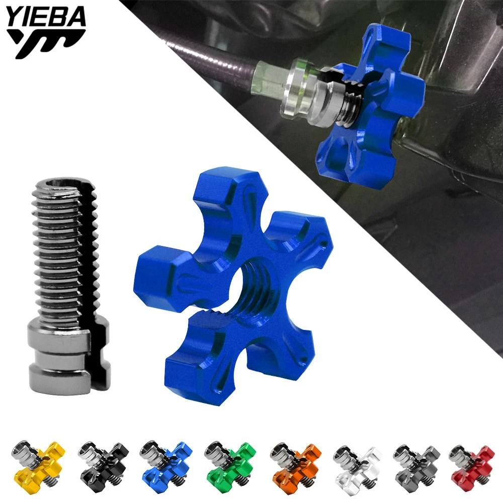 Motorcycle M8*1.25CNC Clutch Cable Wire Adjuster Screw For Suzuki DRZ 400 S/SM RMX 250S KTM AJP PR4 125/200 Z750 800 Z1000 ER-6N