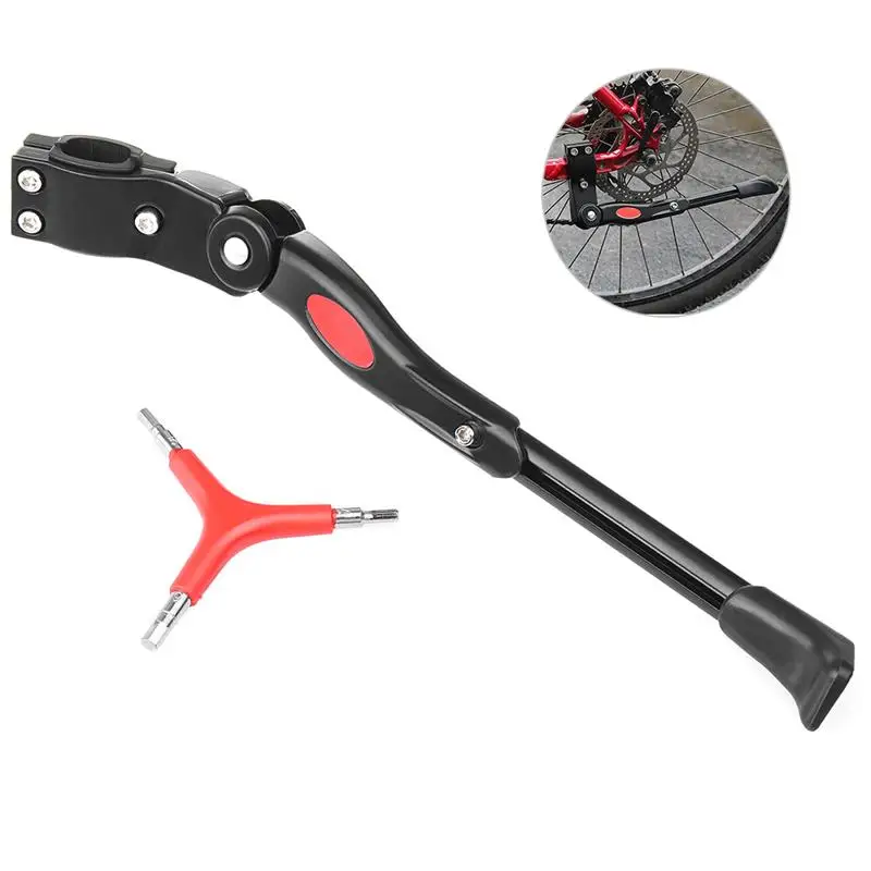 RUNACC 14''/16'' Bike Kickstand Adjustable Bicycle Side Stand Anti slip