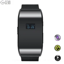 GEVO 8G Цифровой Диктофон Браслет цифровой Аудио Диктофон скрытый профессиональный дисплей времени при голосовой активации Mp3