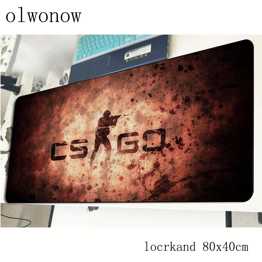 Коврик для мыши csgo 800x400x3 мм игровой коврик большой компьютерный Настольный с