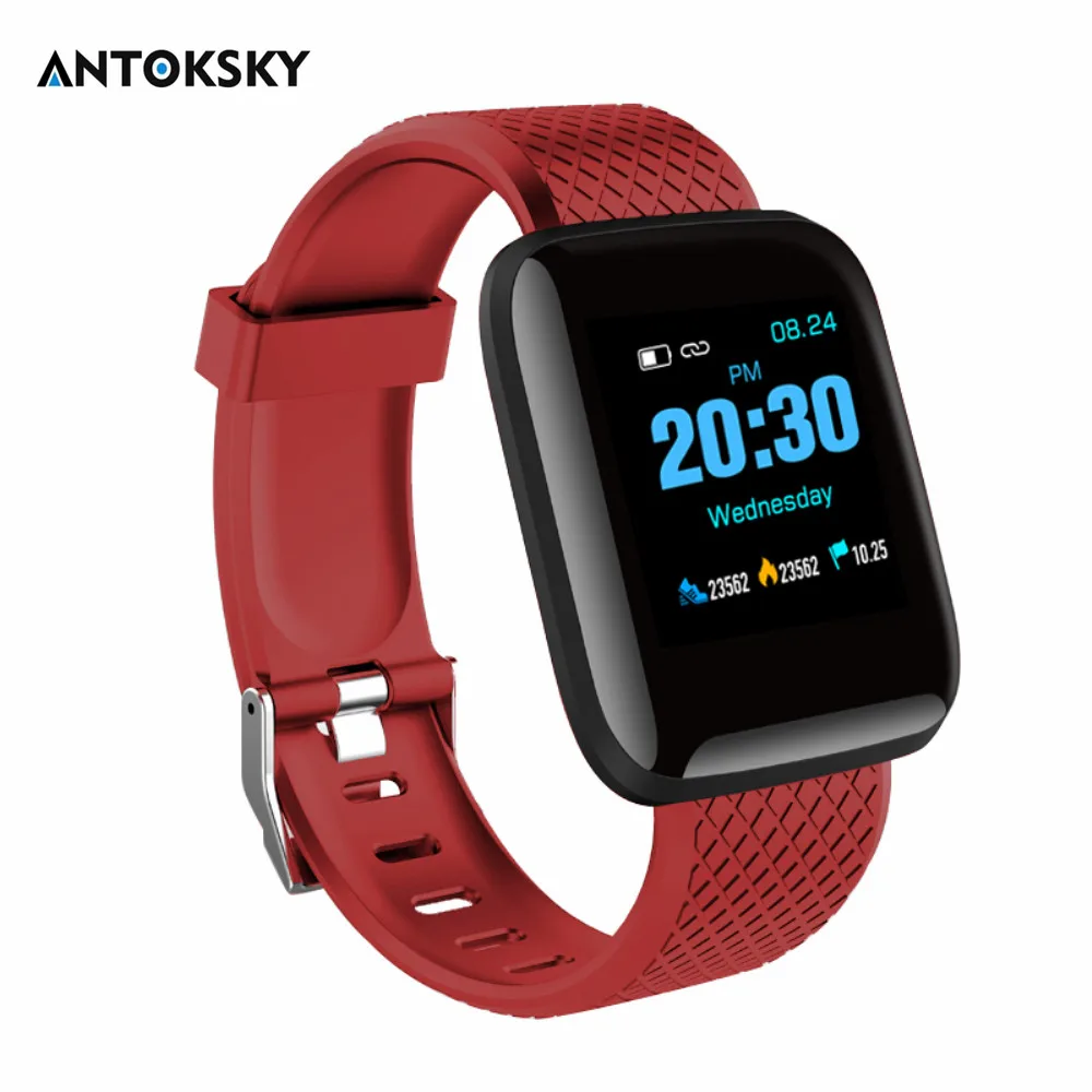 

Antoksky D13 Smart Fitness Bracelet Men Pedometer Blood Pressure Monitor Smart Wristbands Fitness Tacker For Android IOS Phone