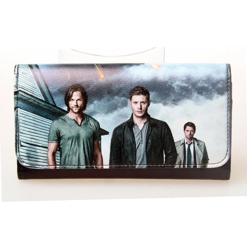 

Supernatural Sam and dean Winchester brothers showed signs NWT permission Long wallet DFT-1386