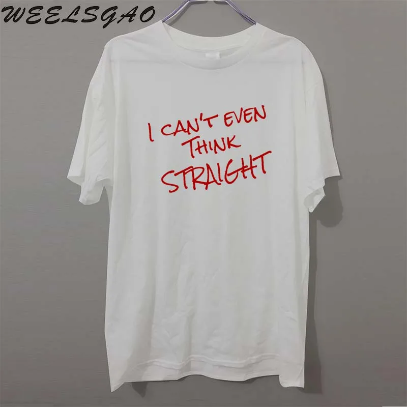 Nuevo I Can'T Even Think Straight Gay Pride divertida camiseta de algodón divertida camiseta de manga corta camiseta Nuevo I Can'T Even Think Straight Gay Pride divertida camiseta de algodón divertida camiseta de manga corta camiseta