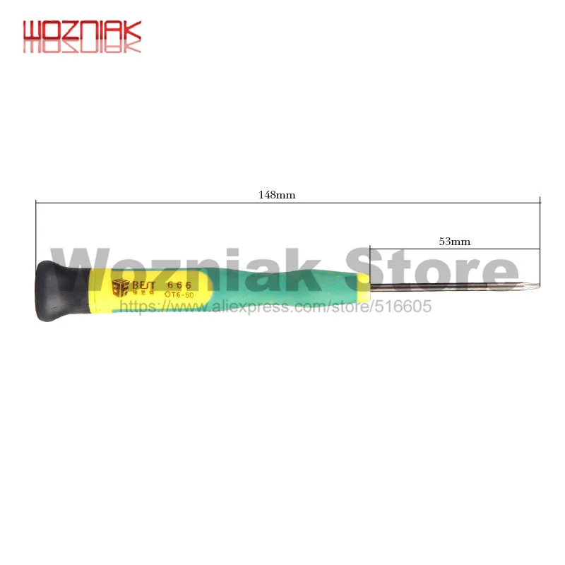 BST-666 12 в 1 Torx T2, T3, T4, T5, T6, T8, Phillips PH00, PH000 Pentalobe, 5-ти точечные 0,8, 1,2, 2,0, Y2.5 прецизионных отверток комплект